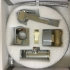 Гигиенический душ Bossini Cube Brass E38001B.030 со смесителем, хром